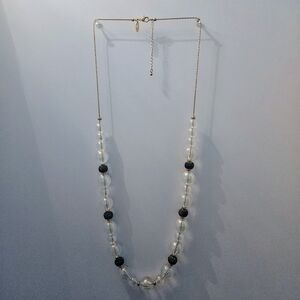 Iridescent Glass Bead Necklace